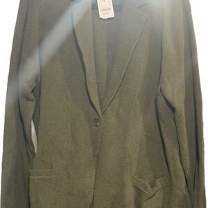 J. Crew Olive Green Cotton Sweater